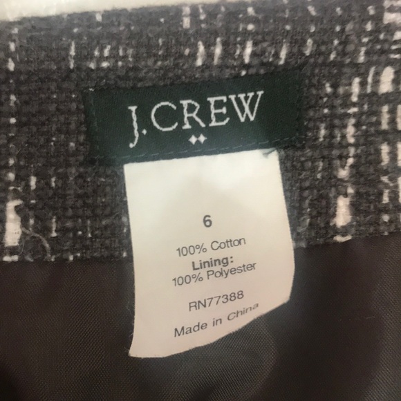 J. Crew Black and White Skirt - Picture 4 of 5